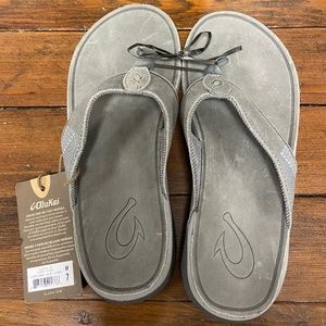 Olu Kai Tuahine Style Men's Flip Flops Sandal Sz 7 NWT